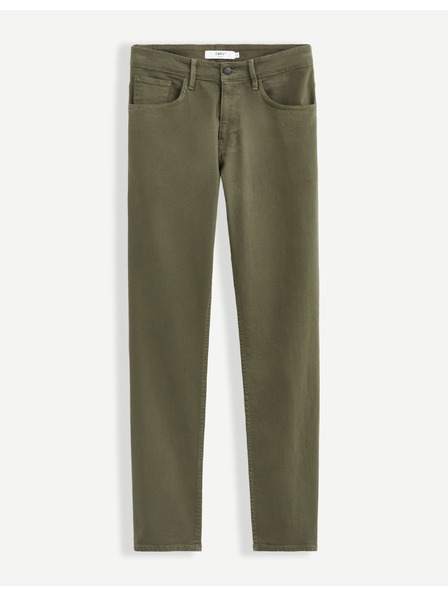 Celio Khaki pánske nohavice Celio Vopry1