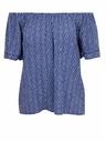 Orsay Modrá dámska vzorovaná blúzka ORSAY