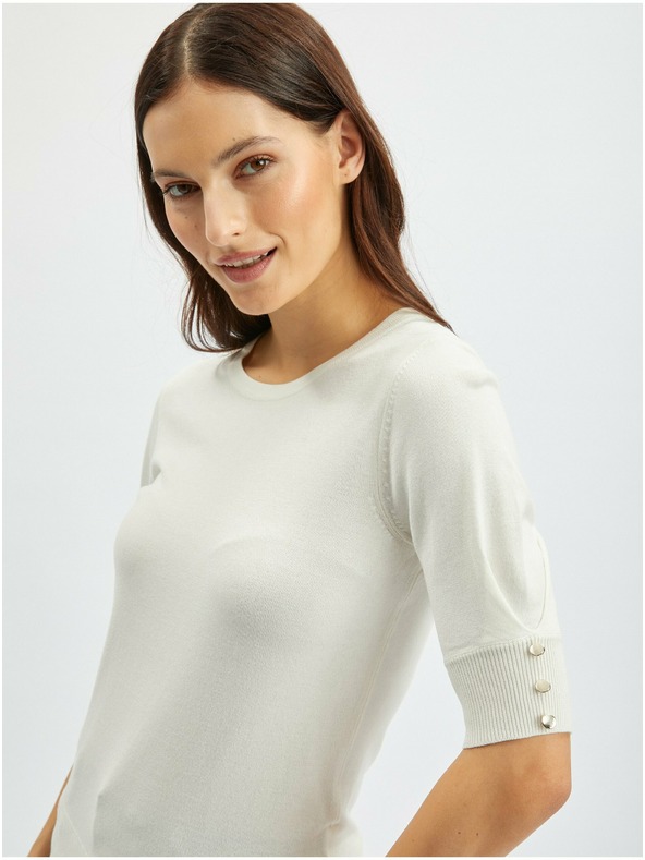 Orsay Krémový dámsky ľahký sveter ORSAY