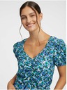 Orsay Modrý dámsky kvetovaný top ORSAY