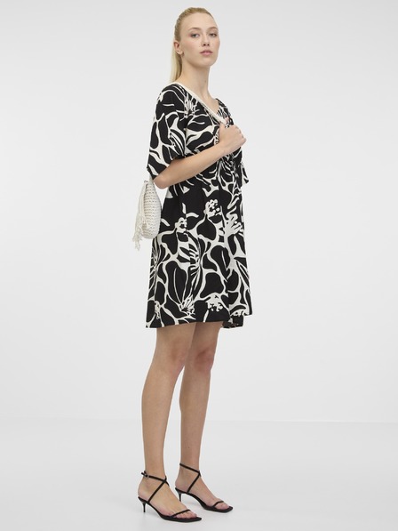 Orsay Čierne dámske krátke šaty ORSAY