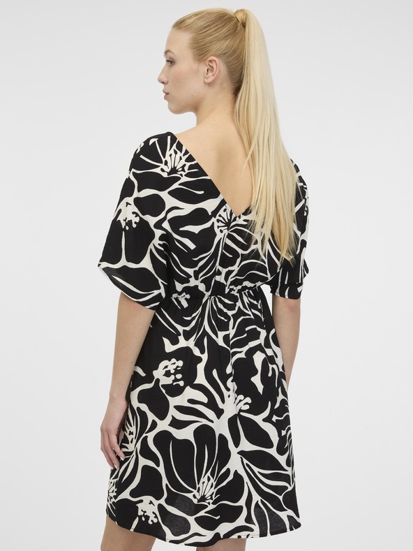 Orsay Čierne dámske krátke šaty ORSAY