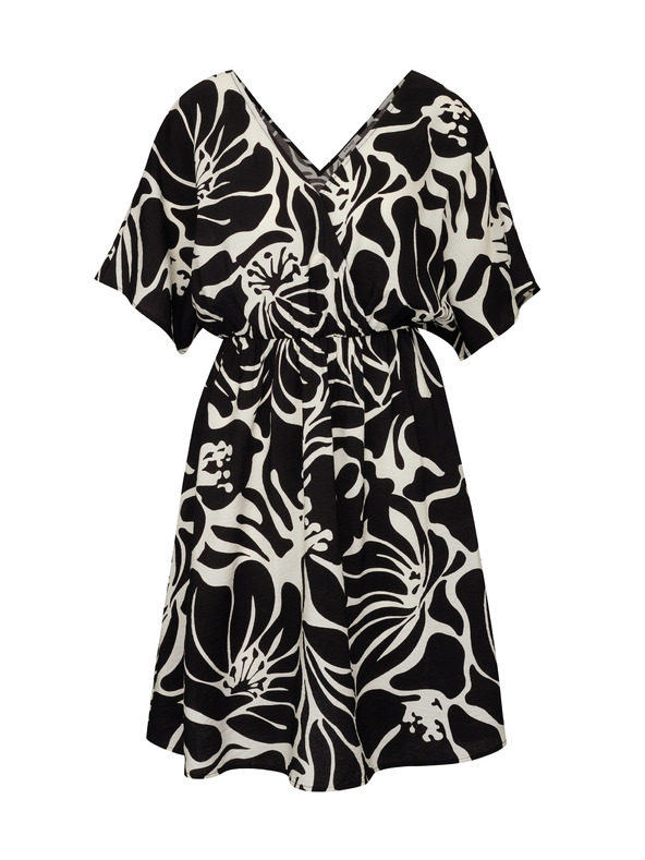 Orsay Čierne dámske krátke šaty ORSAY