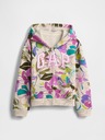 GAP Detská mikina s logom a fleece GAP