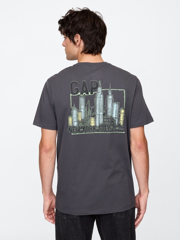 GAP Tričko GAP logo v-ss camo arch