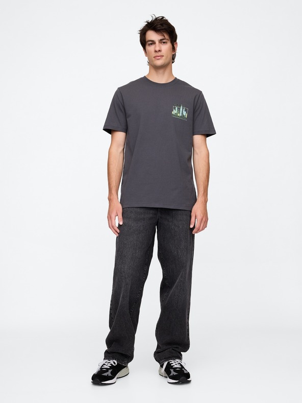 GAP Tričko GAP logo v-ss camo arch