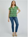 Orsay Zelená dámska vzorovaná blúzka ORSAY