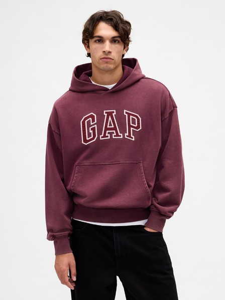 GAP Oversize mikina s kapucí Logo Heavyweight GAP