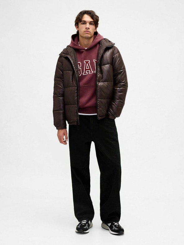 GAP Oversize mikina s kapucí Logo Heavyweight GAP