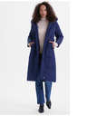 Orsay Tmavomodrý dámsky prešívaný kabát ORSAY