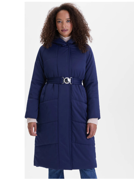 Orsay Tmavomodrý dámsky prešívaný kabát ORSAY