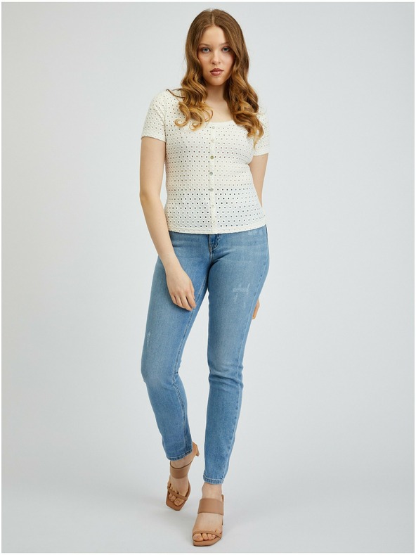 Orsay Biele dámske tričko ORSAY