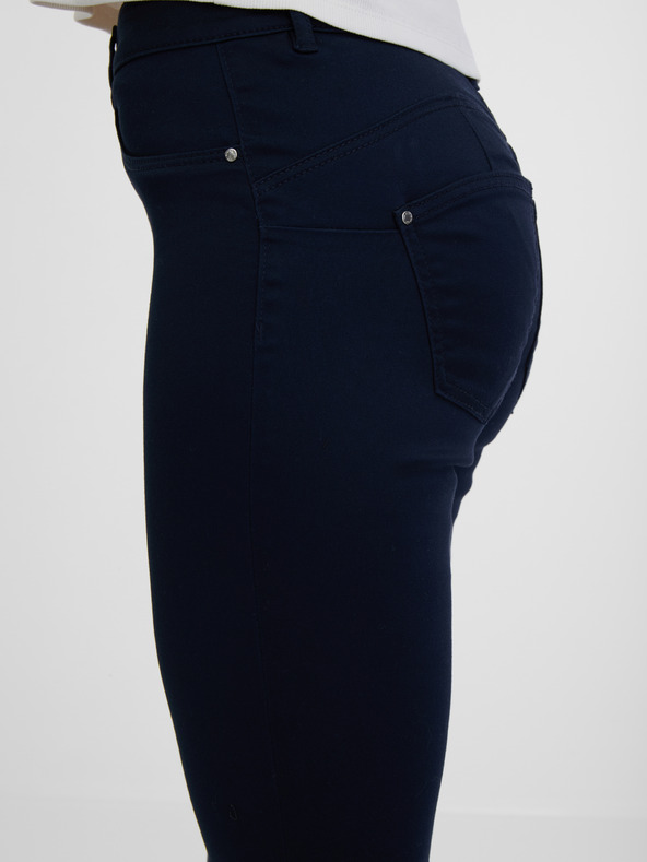 Orsay Tmavomodré dámske džínsy skinny fit ORSAY