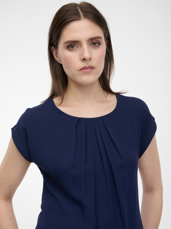 Orsay Tmavomodrá dámska blúzka ORSAY