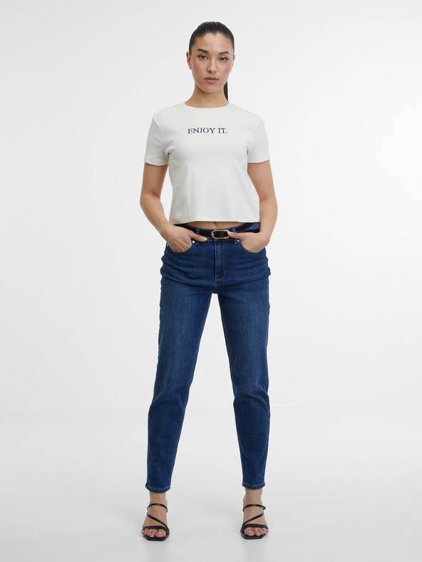 Orsay Krémové dámske tričko ORSAY