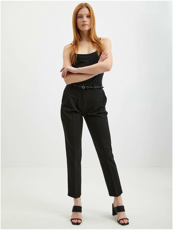 Orsay Čierne dámske nohavice ORSAY