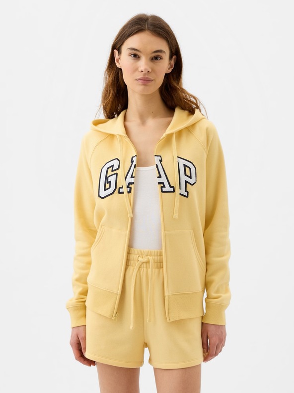GAP Mikina s logom a fleece GAP