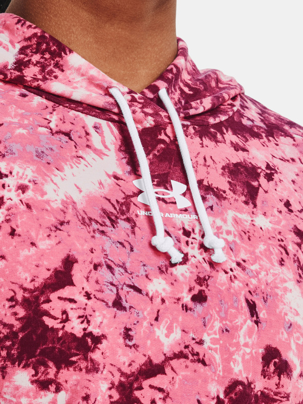 Under Armour Dámska mikina Under Armour Rival Terry Print Hoodie