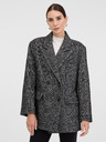 Orsay Tmavosivý dámsky krátky kabát ORSAY