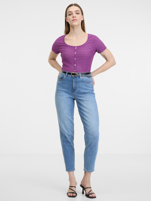 Orsay Fialové dámske tričko ORSAY