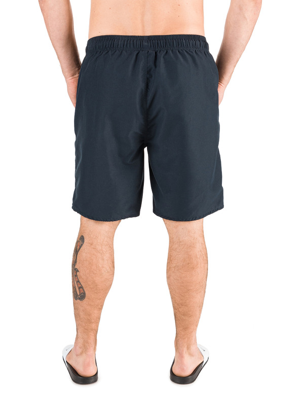 Sam 73 Tmavomodré pánske plavecké šortky s potlačou SAM 73