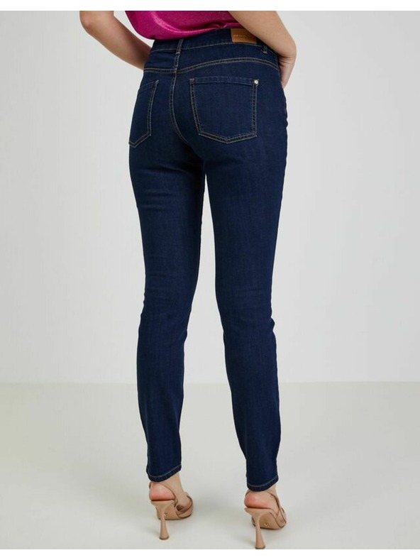 Orsay Tmavomodré dámske slim fit džínsy ORSAY
