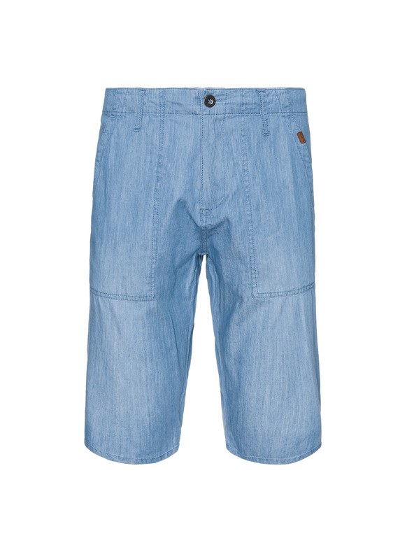 Sam 73 Modré pánske džínsové šortky SAM 73