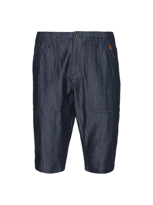 Sam 73 Tmavomodré pánske džínsové šortky SAM 73