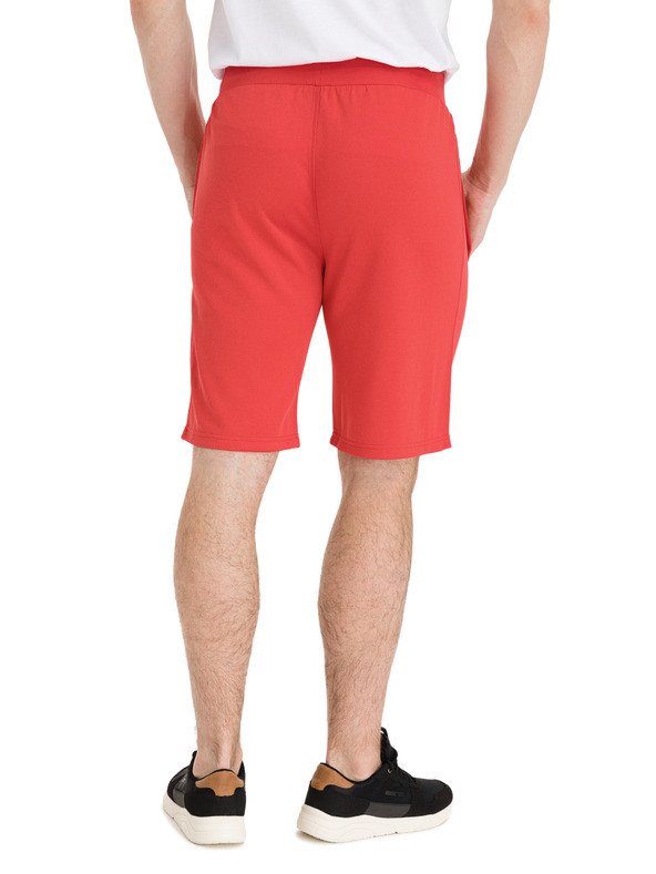 Sam 73 Červené pánske šortky s potlačou SAM 73