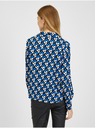 Orsay Čierno-modrá dámska vzorovaná blúzka ORSAY