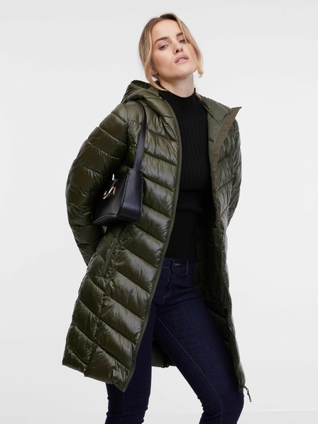 Orsay Kaki dámsky prešívaný kabát ORSAY