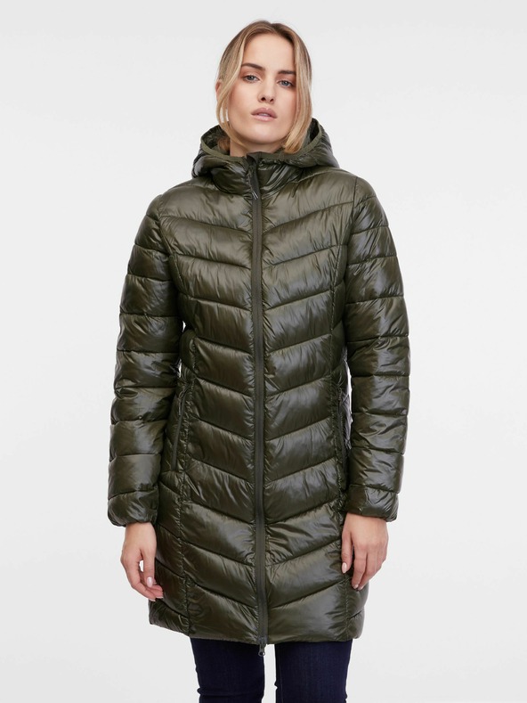 Orsay Kaki dámsky prešívaný kabát ORSAY