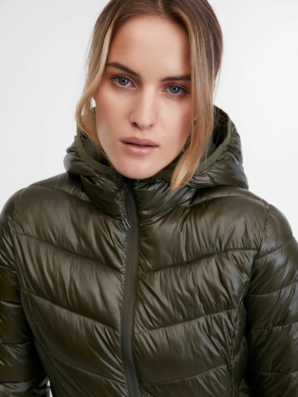 Orsay Kaki dámsky prešívaný kabát ORSAY