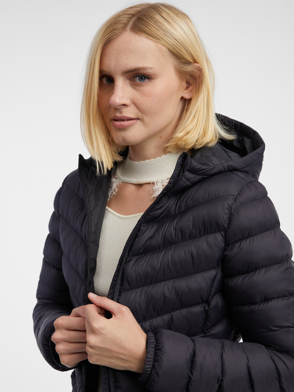 Orsay Čierna dámska prešívaná bunda ORSAY