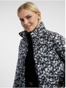 Orsay Šedo-čierna dámska vzorovaná prešívaná bunda ORSAY