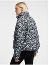 Orsay Šedo-čierna dámska vzorovaná prešívaná bunda ORSAY