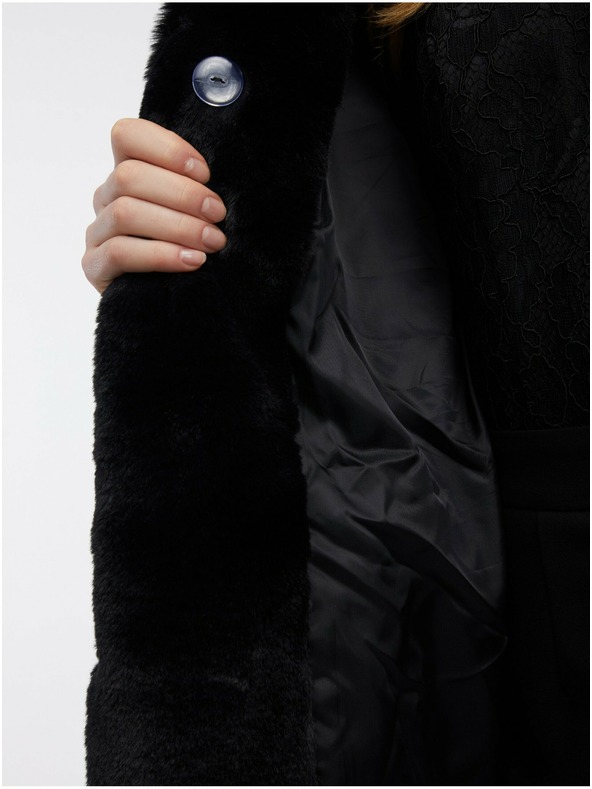 Orsay Čierny dámsky kabát ORSAY