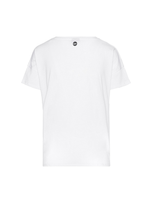 Sam 73 Biele dámske tričko s potlačou SAM 73