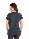 Sam 73 Tmavomodré dámske tričko s potlačou SAM 73