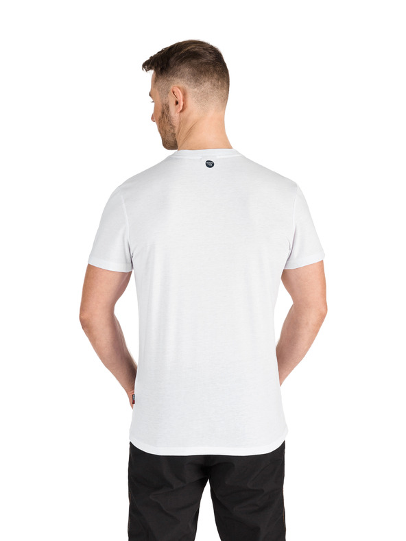 Sam 73 Biele pánske tričko s potlačou SAM 73