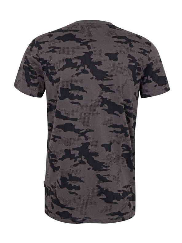 Sam 73 Čiernošedé pánske vzorované tričko SAM 73 Jeff