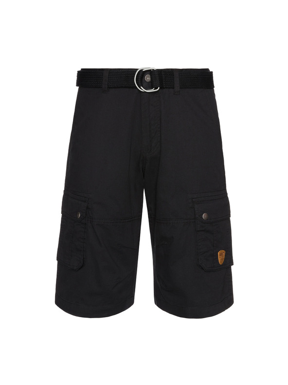 Sam 73 Čierne pánske šortky s vreckami SAM 73