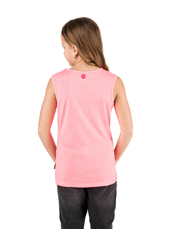 Sam 73 Ružové dievčenské tielko s potlačou SAM 73