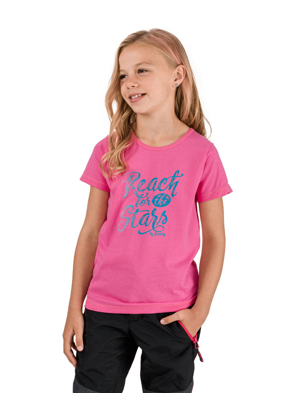 Sam 73 Ružové dievčenské tričko SAM 73 Bidano