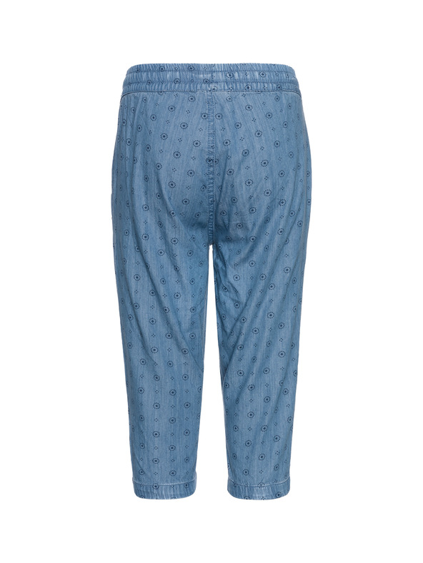 Sam 73 Modré dievčenské 3/4 nohavice so vzorom SAM 73