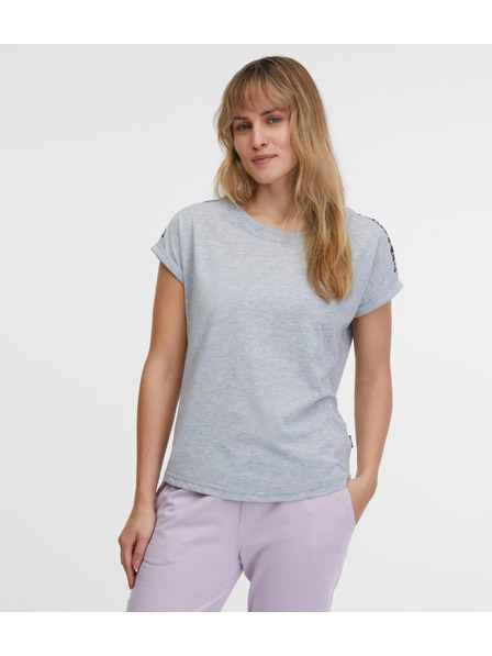 Sam 73 Svetlošedé dámske pruhované tričko SAM 73 Iris