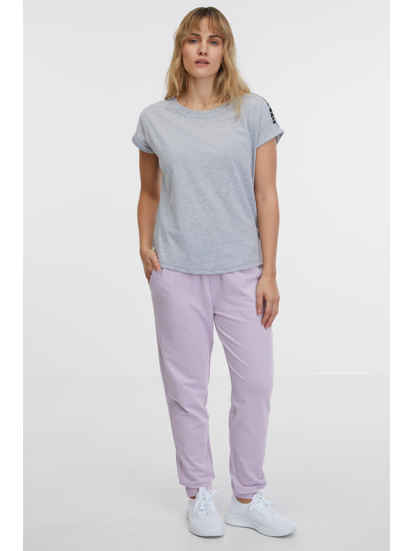 Sam 73 Svetlošedé dámske pruhované tričko SAM 73 Iris