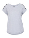 Sam 73 Svetlošedé dámske pruhované tričko SAM 73 Iris