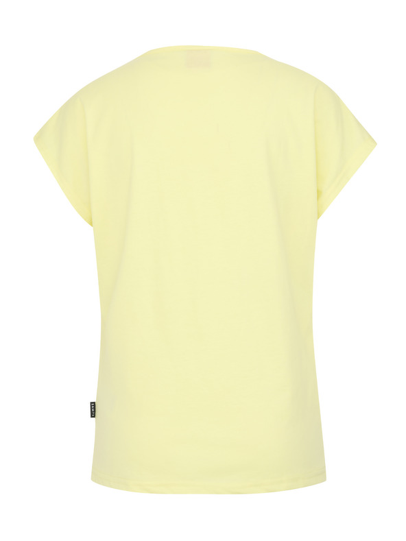 Sam 73 Svetložlté dámske základné tričko SAM 73 Clorinda