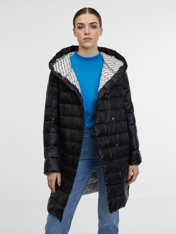 Orsay Čierna dámska prešívaná bunda ORSAY